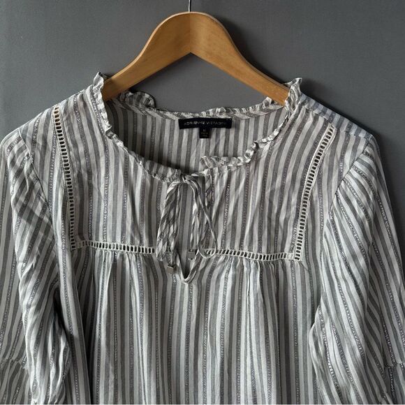 🎉5 for $45 🎉adrienne vittadini Top Blouse Shirt Size M - Picture 3 of 8